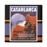 Casablanca Tourism Vintage Magnet