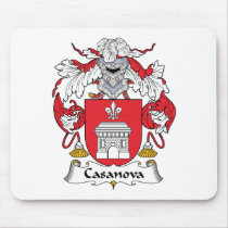 Casanova Family Crest Mouse Pads