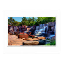 Cascade de mémorial de FDR Carte Postale