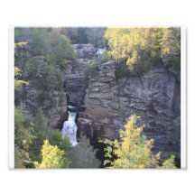 Cascade de montagne art photographique