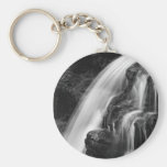 Cascade monochrome de Poconos Porte-clef