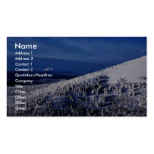 Cascade Mountain Range, Oregon Business Card