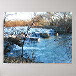Cascades de rivière poster