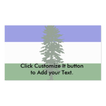 Cascadia, Colombia Political Business Card Template