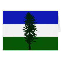 Cascadia, Colombia Political Greeting Card