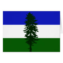 Cascadia, Colombia Political Greeting Card