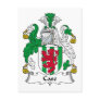 Case Family Crest Post Cards