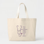 Case Manager Nurse Heart Canvas Bags