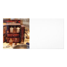 Case With Medicine Bottles Personalized Photo Card
