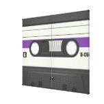 Casette Tape - Purple Canvas Print