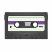 Casette Tape - Purple Photo Cut Outs