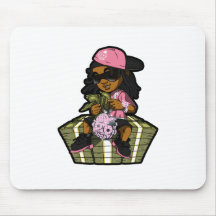 Cash Out Pink Mousepad