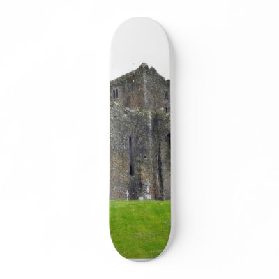 Cashel Ruins Castles Round Towers Skate Board Deck by lifesphere
