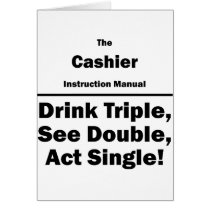 cashier greeting cards