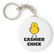 Cashier Chick Keychain