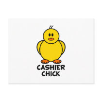 Cashier Chick Post Card