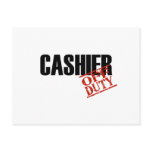 CASHIER LIGHT POST CARD