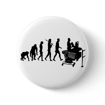 Cashier till operator supermarket staff gear pin
