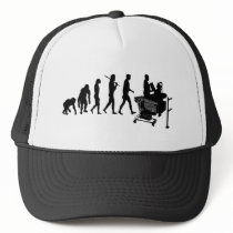 Cashier till operator supermarket staff gear mesh hat