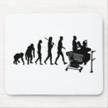 Cashier till operator supermarket staff gear mousepads