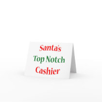 Cashier Top Notch Greeting Cards