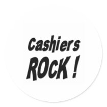 Cashiers Rock! Sticker