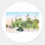 Casino Burgoyne, Daytona, Florida Round Stickers