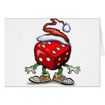 Casino Christmas Card
