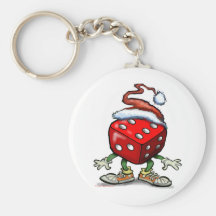 Casino Christmas Keychains