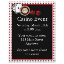 Casino Event Flyer