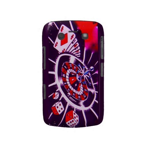 Casino Gambler Dice, Cards, & Roulette Blackberry Cases
