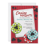 Casino Night Party Invitations