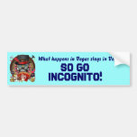 Casino Party Vegas So Go Incognito View Notes Bumper Stickers