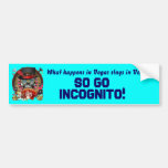Casino Party Vegas So Go Incognito View Notes Bumper Sticker