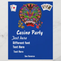 Casino Themes Masquerade 1 See Notes Full Colour Flyer