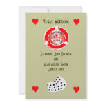 Casino Wedding Invitation