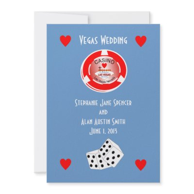 Casino Wedding Invitation by dlgray