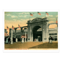 Casino, Wildwood, cru 1917 de New Jersey Carte Postale