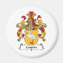 Caspers Family Crest Refrigerator Magnets