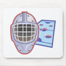 Casques d'hockey tapis de souris