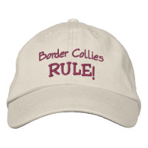 Casquette de baseball brodée par règle de colleys 