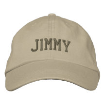Casquette de baseball/chapeau brodés par nom de Ji
