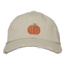 Casquette de baseball de citrouille