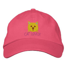Casquette de filles d'AMOUREUX DES CHATS Casquette Brodée