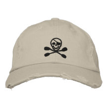 Casquette de pirate de palette de kayak chapeau brodé
