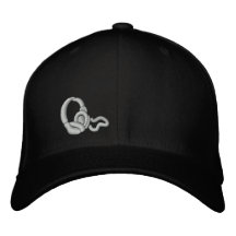 Casquette d'écouteurs du DJ Chapeaux Brodés