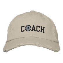 Casquette d'entraîneur du football casquettes brodées