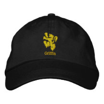 Casquette héraldique brodé de lion ou de griffon chapeau brodé