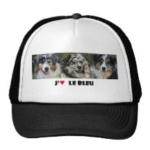 Casquette "J'aime le bleu"