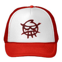 casquette rouge de frustration